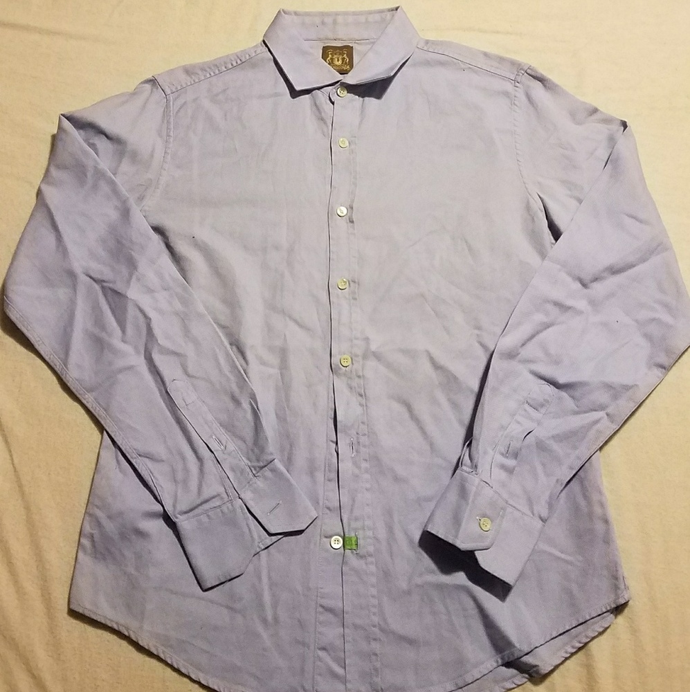 Light Blue Trussardi Men's Dress Shirt